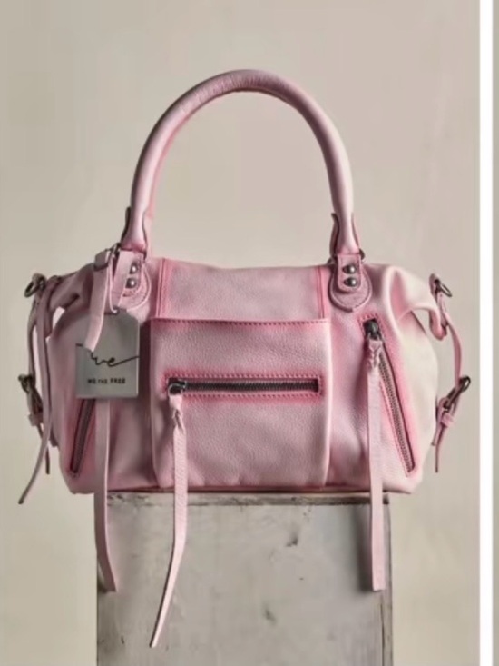 Free People Handbags - Peony baby Emerson tote bag Free People Pink Top-Handle Satchel (only one left )